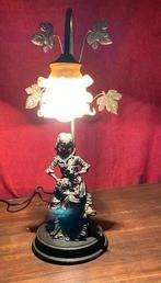 Lampe Art deco langelots bronze Vintage, Utilisé