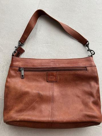 Handtas (merk Bear Design, kleur cognac) beschikbaar voor biedingen