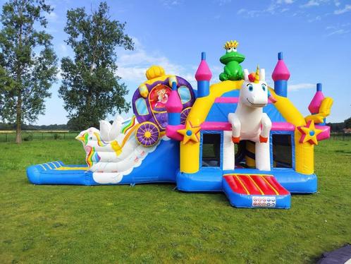 Springkasteel te huur, Hobby en Vrije tijd, Feestartikelen | Verhuur, Zo goed als nieuw, Ophalen of Verzenden