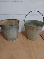 Zinken emmers antiek., Antiek en Kunst, Ophalen