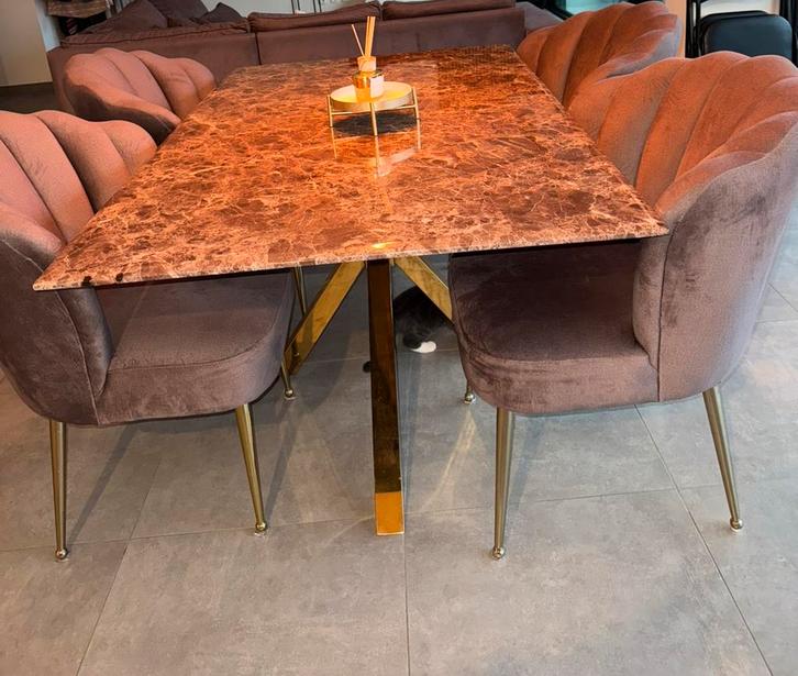 Compleet, Huis en Inrichting, Zetels | Zetels, Gebruikt, Hoekbank, Vierpersoons of meer, 250 tot 300 cm, 100 tot 125 cm, Stof