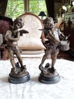 Bronzen engel, Antiek en Kunst, Antiek | Brons en Koper, Ophalen, Brons