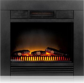 Ambiance cœur de Chicago avec flammes LED 1800 watts, Enlèvement, Comme neuf, Encastré, Cheminée électrique