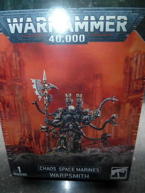 Warhammer 40K. Chaos Space Marines: Warpsmith "TECHMANCIEN", Hobby & Loisirs créatifs, Wargaming, Neuf, Warhammer, Enlèvement