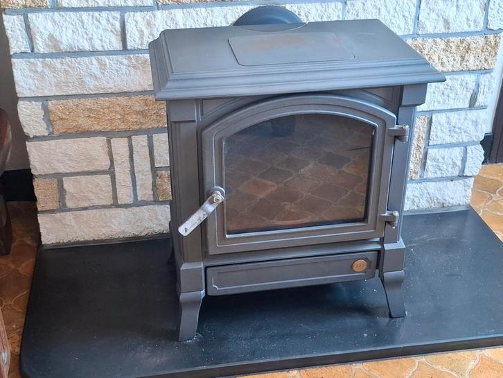 Klassieke Nestor Martin mazoutkachel, Maison & Meubles, Cheminées, Enlèvement