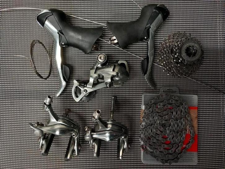 Shimano Tiagra R4500 groepset onderdelen, Fietsen en Brommers, Fietsonderdelen, Ophalen of Verzenden
