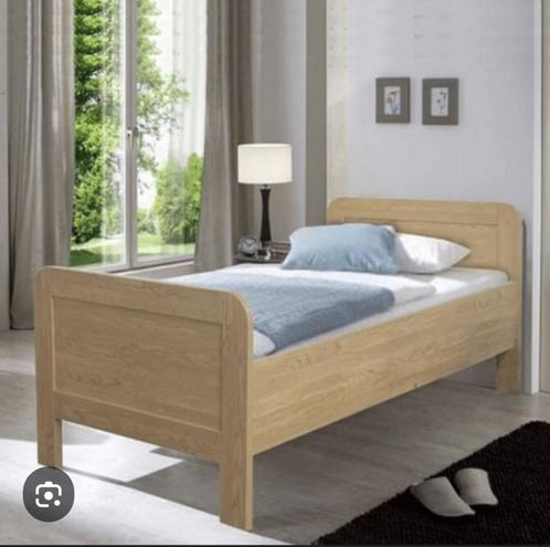 Seniorenbed, Huis en Inrichting, Slaapkamer | Bedden, Zo goed als nieuw, Eenpersoons, Hout, Beige, Ophalen