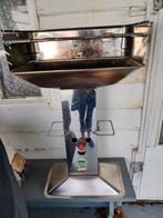 Barbeque houtskool inox, Tuin en Terras, Ophalen, Gebruikt