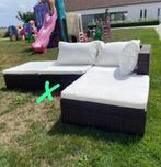 Vida xl Lounge set wicker set perfecte staat tuin lounge, Ophalen of Verzenden, Wicker, Tuinset