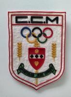 Ecusson / Patch Vintage - C.C.M. Jeux Olympiques (Hockey sur, Collections, Bouton, Sport, Utilisé, Enlèvement ou Envoi