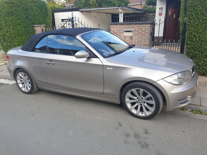 Bmw 1-serie cabriolet Benzine 118i 143pk, Auto's, BMW, Particulier, Cabriolet, Overige bekleding