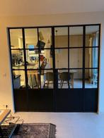 Ijzeren glazen deur in 4 panelen, Ophalen, Gebruikt, Overige typen, 150 tot 225 cm