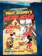 kaart Mickey Mouse The Klondike Kid, Verzamelen, Ophalen of Verzenden, Mickey Mouse, Nieuw, Papier, Kaart of Schrift