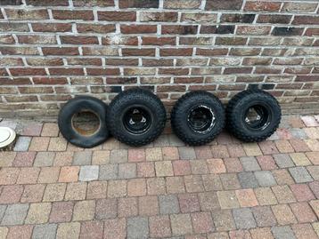 Suzuki lt 50  - 3 OEM velgen + binnenband beschikbaar voor biedingen