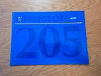 Brochure Peugeot 205 Gentry, Boeken, Auto's | Folders en Tijdschriften, Verzenden, Peugeot