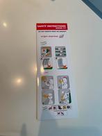 Safety card Virgin Express, Collections, Aviation, Comme neuf