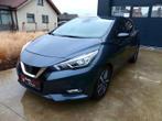 Nissan Micra Cruise Control, App-Connect, PDC met camera, .., Auto's, Nissan, Stof, Gebruikt, Blauw, USB