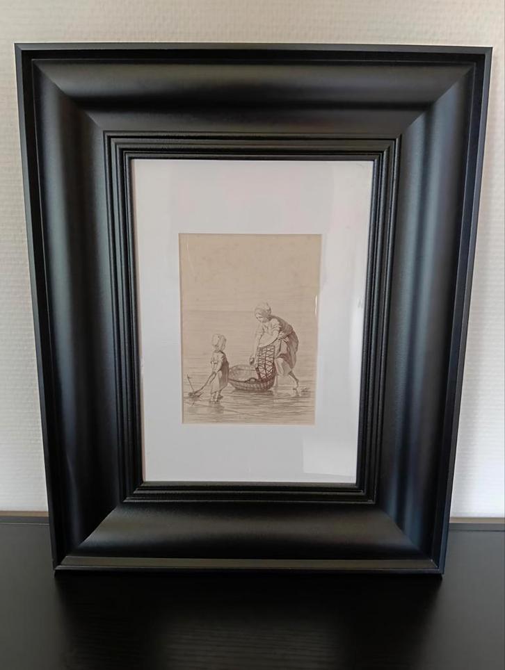 Gravure van Jozef Israëls (1824-1911), Antiek en Kunst, Kunst | Etsen en Gravures, Ophalen of Verzenden