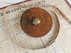 Decoratieve vintage lederen rolmeter / rolmaat, Antiek en Kunst, Ophalen of Verzenden