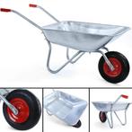 Kruiwagen Gegalvaniseerd met Luchtband en Metalen Velg 65L T, Verzenden