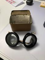 Steampunk bril/vintage motobril, Ophalen of Verzenden