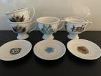 4 tasses et 3 soucoupes de gin Hendrick's, Collections, Ustensile, Comme neuf, Enlèvement ou Envoi