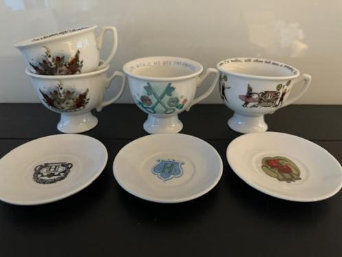 4 tasses et 3 soucoupes de gin Hendrick's, Collections, Marques & Objets publicitaires, Comme neuf, Ustensile, Enlèvement ou Envoi