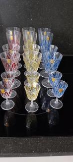 vintage glazen, frans harlekijnglas, Antiquités & Art, Enlèvement