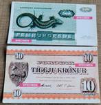 2 oude stickers: Europese bankbiljetten, Verzamelen, Ophalen of Verzenden, Gebruikt, Overige typen