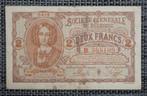 Bankbiljet 2 Francs België 02.04.15, Postzegels en Munten, Ophalen of Verzenden, Setje