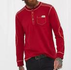 Buster Henley - Red by Joe Browns L vest trui sweater Katoen, Ophalen of Verzenden, Nieuw, Maat 52/54 (L), Rood