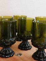 Très anciens verres / "gobelets" à pied en verre (6 pièces), Enlèvement ou Envoi