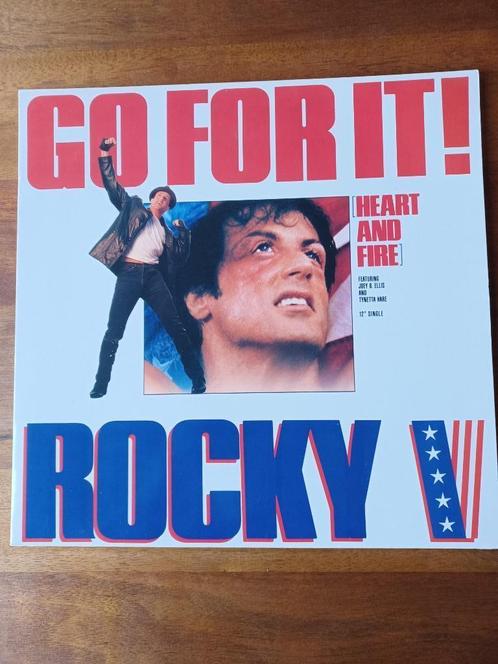 Maxisingle// Rocky V / Go for it / Joey B. Ellis & T. Hare/, Cd's en Dvd's, Vinyl Singles, Single, Ophalen of Verzenden