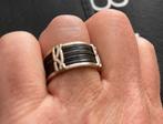 Zilveren ring met Olifanten haar, Bijoux, Sacs & Beauté, Bagues, Comme neuf, Argent, Enlèvement ou Envoi