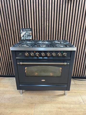 Unieke Boretti Fornuis antraciet oud koper (Gratis bezorgen) beschikbaar voor biedingen