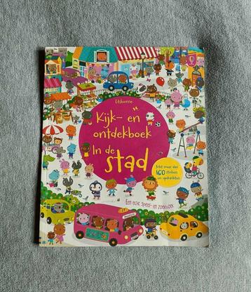 Boek - Kijk- en ontdekboek - In de stad - Usborne - €4 beschikbaar voor biedingen