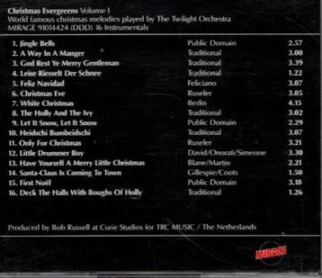 The Twilight Orchestra - Christmas Evergreens Volume 1 beschikbaar voor biedingen