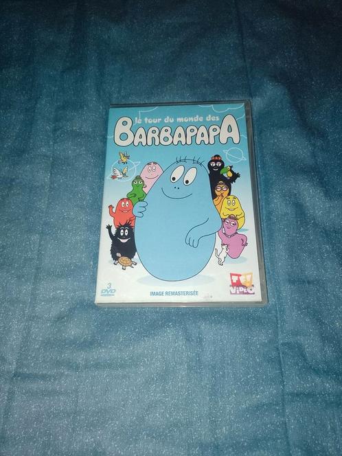 Te koop boxset 3 DVD cartoons Les Barbapapa, Cd's en Dvd's, Dvd's | Tekenfilms en Animatie, Zo goed als nieuw, Europees, Tekenfilm
