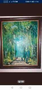 peinture à huile Congo..., Antiquités & Art, Enlèvement ou Envoi