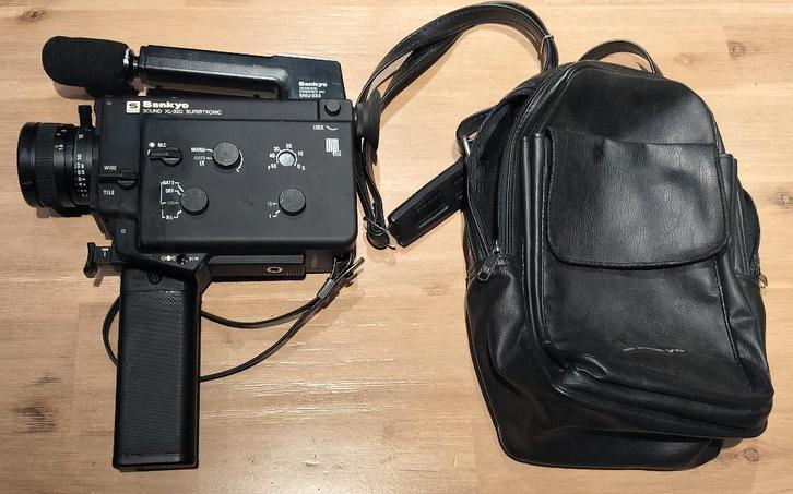 Super 8 camera Sankyo (werking onbekend), Verzamelen, Foto-apparatuur en Filmapparatuur, Filmcamera, 1960 tot 1980, Ophalen of Verzenden