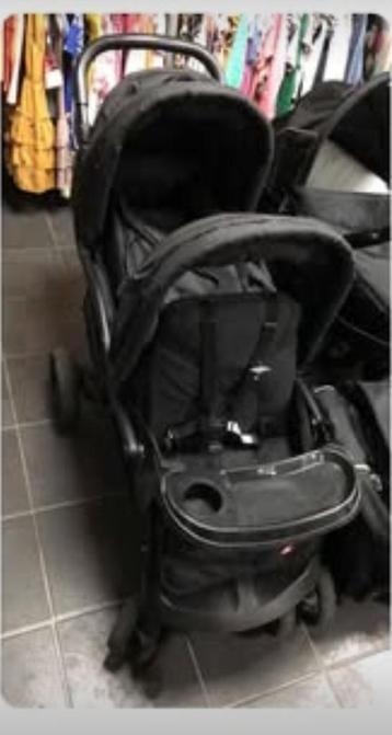 Dubbele buggy koolstra, Kinderen en Baby's, Ophalen, Gebruikt, Duomodel