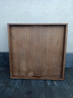 Houten dienblad, Enlèvement, Utilisé, Carré, Bois