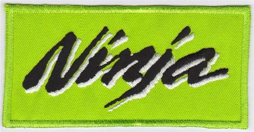 Ninja stoffen opstrijk patch, Motoren, Accessoires | Overige, Nieuw, Verzenden
