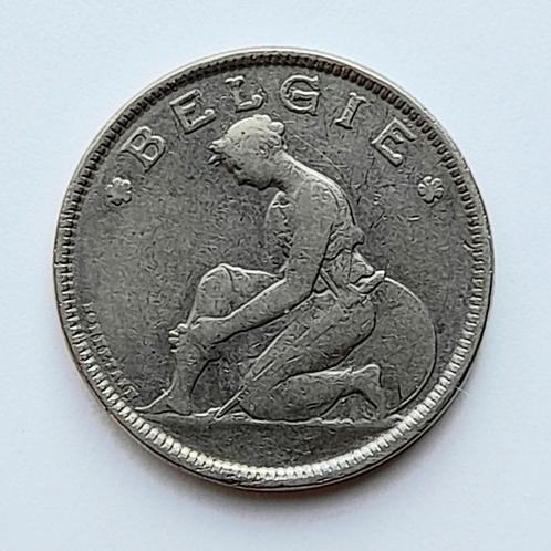 Belgique 2 francs 1923 VL (577), Timbres & Monnaies, Monnaies | Belgique, Monnaie en vrac, Enlèvement ou Envoi