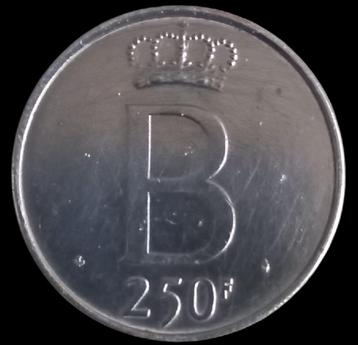 250 Fr België 1951-1976., Ophalen of Verzenden, Zilver, Losse munt, Zilver