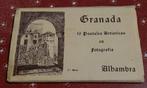 Carnet dépliant 10 cartes postales Alhambra Grenade Espagne, Verzamelen, Ongelopen, Ophalen of Verzenden, Spanje