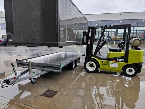 autotrailer autotransporter remorque afzetbak container, Auto diversen, Aanhangers en Bagagewagens, Zo goed als nieuw, Ophalen