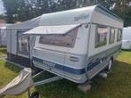 Fendt 450 + 4 seizoenstent, Caravans en Kamperen, Treinzit, Particulier, Ringverwarming, Hefbed