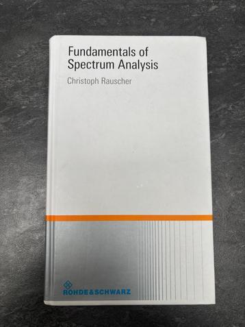 Opruiming – Nieuw technisch boek over spectrum analyse  beschikbaar voor biedingen