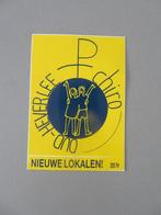 vintage sticker Chiro Oud Heverlee nieuwe lokalen, Verzenden, Zo goed als nieuw, Overige typen